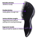 Wahl Classic Detangle Comb - WPHB6-0124 (Black)