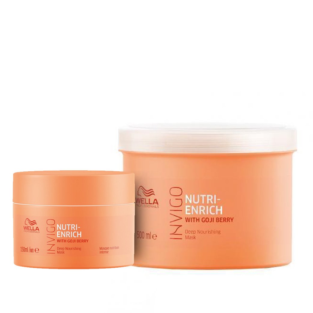 Wella Professionals Invigo Nutri-Enrich Hair Mask For Dry, Frizzy & Damaged Hair With Goji Berry