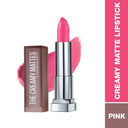 Maybelline New York Color Sensational Creamy Matte Lipstick, Lasts Up To 12H (3.9gm)