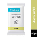 Freshca Refreshing Wipes - Lemon (50pcs)