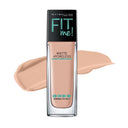 Maybelline New York Fit Me Matte+Poreless 16H Oil Control Foundation With SPF 22 PA++ (30ml)