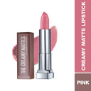 Maybelline New York Color Sensational Creamy Matte Lipstick, Lasts Up To 12H (3.9gm)
