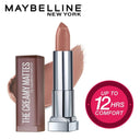 Maybelline New York Color Sensational Creamy Matte Lipstick, Lasts Up To 12H (3.9gm)