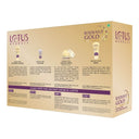 Buy Lotus Herbals RADIANT GOLD Cellular Glow Facial Kit Large (170gm) Online in Chennai