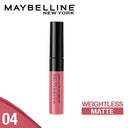 Maybelline New York Sensational Liquid Matte Lipstick, Weightless Comfort