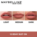 Maybelline New York Sensational Liquid Matte Lipstick, Weightless Comfort