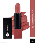 SUGAR Glide Peptide Serum Lipstick with Vitamin E | 1 Swipe Full Coverage (4.2gm)