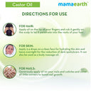 Buy Mamaearth Castor Oil 100% Pure Cold Pressed Oil For Skin- Hair & Nails (150ml) Online in India