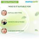 Shop Mamaearth Ubtan Face Mask For Skin Brightening (100gm) Mamaearth Ubtan Face Mask with saffron