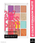 Swiss Beauty 24/7 Passport Eyeshadow Palatte (10.5gm)