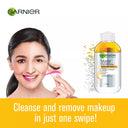 Garnier Skin Naturals Micellar Oil-Infused Cleansing Water + Free Cotton Pad (Yellow)