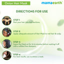 Shop Mamaearth Onion Hair Mask For Hair Fall Control (200gm) Onion Hair Mask