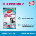 Disposable Diapers Medium: 38-58cm, 12pcs.