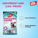 Disposable Diapers Medium: 38-58cm, 12pcs.