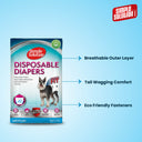 Disposable Diapers Medium: 38-58cm, 12pcs.