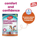 Disposable Diapers L-XL: 46-69cm, 12pcs.
