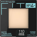 Maybelline New York Fit Me Matte + Poreless Pressed Powder, Lightweight (8.5gms)