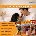 BowJerky Chicken Sticks, 200 gm