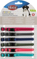 Set of 6 Puppy Collars, Light Colours, 22-35 cm / 10 mm