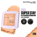 Maybelline New York Super Stay Flex Powder Foundation Compact-30H Full Cover-for Oily Skin (9gm)