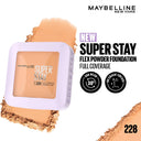Maybelline New York Super Stay Flex Powder Foundation Compact-30H Full Cover-for Oily Skin (9gm)