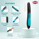Fur Detangler, curved teeth  18 cm