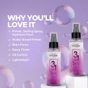 Hilary Rhoda 3-in-1 Primer Spray (Hydrating, Priming, Fixing)-120ml