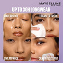Maybelline New York Super Stay Flex Powder Foundation Compact-30H Full Cover-for Oily Skin (9gm)