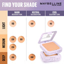 Maybelline New York Super Stay Flex Powder Foundation Compact-30H Full Cover-for Oily Skin (9gm)