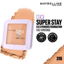 Maybelline New York Super Stay Flex Powder Foundation Compact-30H Full Cover-for Oily Skin (9gm)