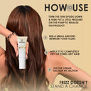 3TENX Hydrating Frizz Fixer Cream for Smooth, Frizz-Free Hair (100ml)