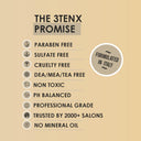 3TENX Hydrating Frizz Fixer Cream for Smooth, Frizz-Free Hair (100ml)