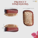 OROSSENTIALS Bamboo Bristles Pemium Hair Brush Without Handle (ORO-052)