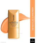 Foxtale SPF 50 PA++++ Tinted Fluid Sunscreen, Blurs Pores & Evens Skin Tone (50ml)