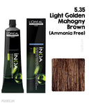 Buy L'oreal Professionnel Paris INOA Ammonia-free Permanent Hair Color - 5.35 (Light Golden Mahogany Brown) 60g Online in India