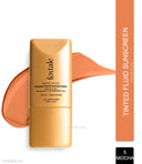 Foxtale SPF 50 PA++++ Tinted Fluid Sunscreen, Blurs Pores & Evens Skin Tone (50ml)