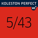 Wella Professionals Koleston Perfect Pure Naturals Me+ 5/43 Light Brown Red Gold (60gm)