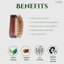 OROSSENTIALS Bamboo Bristles Pemium Hair Brush Without Handle (ORO-052)