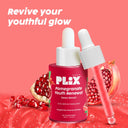 PLIX Pomegranate Youth Renewal 0.6% Retinol & 0.2% Bakuchi Oil Night Face Serum To Reduce Fine Lines (30ml)