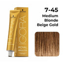 Schwarzkopf Professional Igora Royal Absolutes Permanent Anti-Age Color Creme (7-45 Medium Blonde Beige Gold)