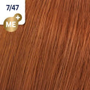 Wella Professionals Koleston Perfect Pure Naturals Me+ 7/47 Medium Blonde Red Brown (60gm)