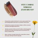 OROSSENTIALS Bamboo Bristles Pemium Hair Brush Without Handle (ORO-052)