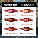 Maybelline New York Color Sensational Creamy Matte Lipstick, Lasts Up To 12H (3.9gm)