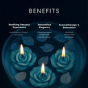 Iris Cool Blue Aromatic Floating Candles (Set of 2) - (INFL8151CB)