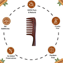 OROSSENTIALS Sandalwood Round Hair Comb - Brown (ORO-059)