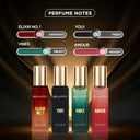 Bella Vita Organic All Star Long Lasting Perfume Gift Set For Man 4 x 20ml (80ml)