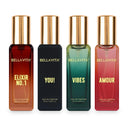 Bella Vita Organic All Star Long Lasting Perfume Gift Set For Man 4 x 20ml (80ml)
