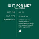 Biolage Full Rescue Anti-Hairfall Shampoo 400ml Conditioner 236ml Combo - 74% Less Hairfall (400ml + 236ml)