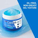 CeraVe HA Water Gel Oil-Free Face Moisturizer with Hyaluronic Acid & Ceramides for Plumpy Hydration (50ml)