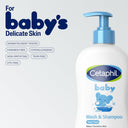 Cetaphil Baby Wash & Shampoo With Organic Calendula (400ml)